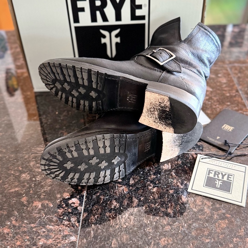 Frye Natalie Short Engineer Boot - Picture 8 of 12